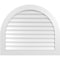 Ekena Millwork Round Top Surface Mount PVC Gable Vent: Non-Functional, w/ 3-1/2"W x 1"P Standard Frame, 40"W x 34"H GVPRT40X3401SN - alternate 1